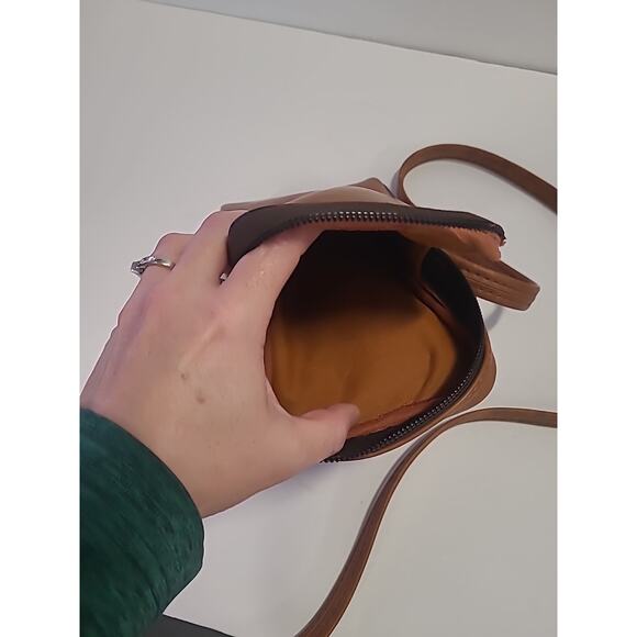 Kodak Ektra Vintage Crossbody Camera Shoulder Carry Bag Tote Leather Brown - Picture 9 of 15